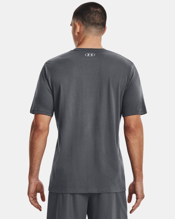 Men's UA Hoops Logo T-Shirt in Gray image number 1